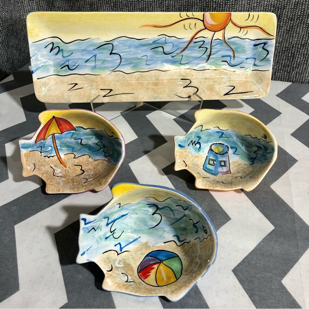 3 pc Serving Set with Tray